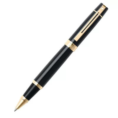 SHEAFFER 300 Serisi Roller Kalem Parlak Siyah Altın 9325-1